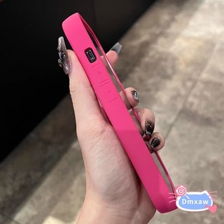 Ốp HỒNG Nóng Cho Realme C67 C55 C53 C51 C35 C33 C33S C31 C30 C30S C25 C12 C25S C21Y C25Y C21 C20 C11 C15 9 Pro Plus 9i Vỏ Điện Thoại Silicon Cảm Giác Da Ngọt Ngào Hot Girl Bìa Mềm