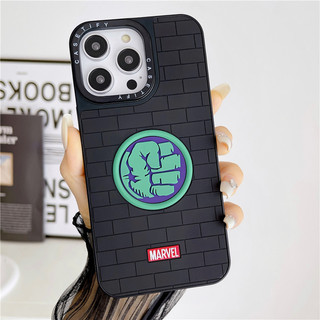 3D Silicon Lightning Bat Spider Man Hulk Fist Phim Hoạt Hình Ốp Lưng Điện Thoại iPhone 15 14 13 12 11 7 8 Plus SE2 14Plus iPhone11 Vỏ Bảo Vệ Chống Sốc
