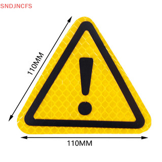 Mới Tam Giác Exclamation Mark Phản Quang Cảnh Báo Nhãn Dán Xe Hơi Lái Xe Ban Đêm An Toàn Khi Bán