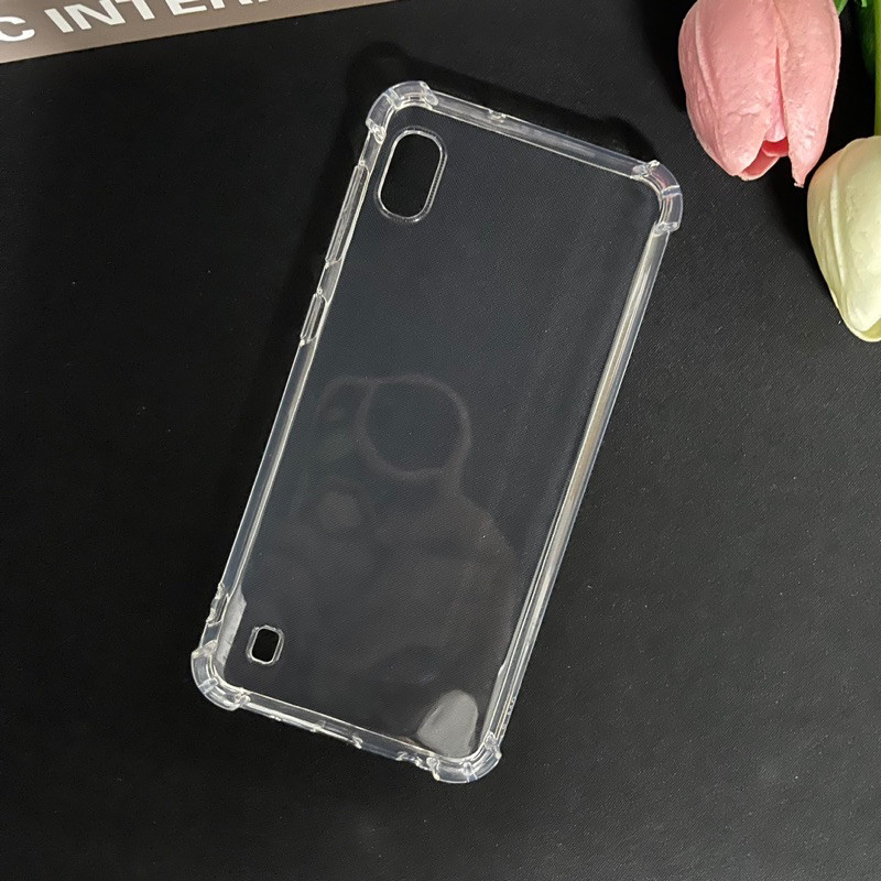 Ốp lưng Samsung A10, A10S silicon trong suốt dẻo cao cấp chống sốc va đập viền cạnh vuông bảo vệ đt