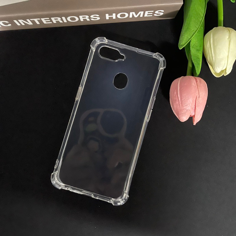 Ốp lưng OPPO A5S/A12/A7 silicon trong suốt dẻo cao cấp chống sốc bảo vệ cam điện thoại viền vuông