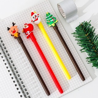 [Mực Đen] Tổng Hợp Bút Gel Bút Bi Nước Mực Gel Giáng Sinh Khô Nhanh Ngòi 0.5mm, Mực Đều, Nét Chữ Đẹp - Bút Mực Gel Ngòi