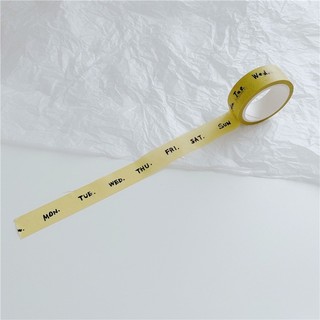 Băng Keo Hoạt Hình Dễ Thương Dài 5m/Cuộn, Washi, Giấy Dính Masking (18-27)