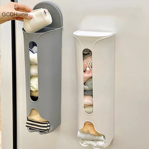 Gcdhome Nhà Bếp Túi Nhựa Treo Tường Có Giá Để Đồ Phòng Tắm Túi Rác Hộp Bảo Quản Tủ Quần Áo Hộp Bảo Quản HOT
