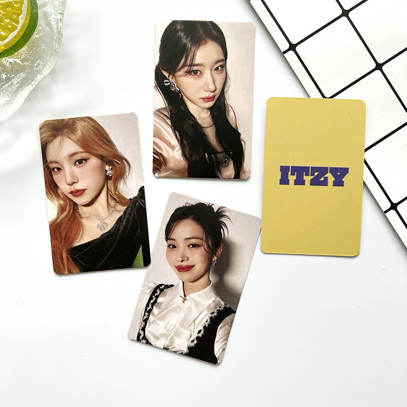 4-5 Cái / bộ ITZY Algorhythm Lomo Card Nhật Bản Album Giáng Sinh Giết ĐÔI CỦA TÔI Thiệp Chúc Mừng Mùa Chaeryeong Yuna Lia Ryujin Yeji Bưu Thiếp Kpop YM