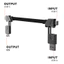 Cáp Sạc Đa Năng Ngắn Cho Du Lịch Móc Khóa Từ Tính Di Động 4 Trong 1 Dây Sạc Nhanh PD 60W USB A / C Đến Loại C Cho Miếng Lót Điện Thoại
