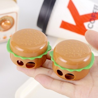 Gọt Bút Chì Hình Burger Tiện Lợi Nhiều Màu Sắc Chuốt Chì Đơn Giản Cho Học Sinh