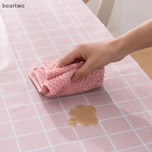 < Beartwo > 137X90CM PEVA Khăn trải bàn chống dầu chống thấm nước Khăn trải bàn họa tiết kẻ sọc Khăn trải bàn cho bữa tiệc Vải dã ngoại ngoài trời Đẹp
