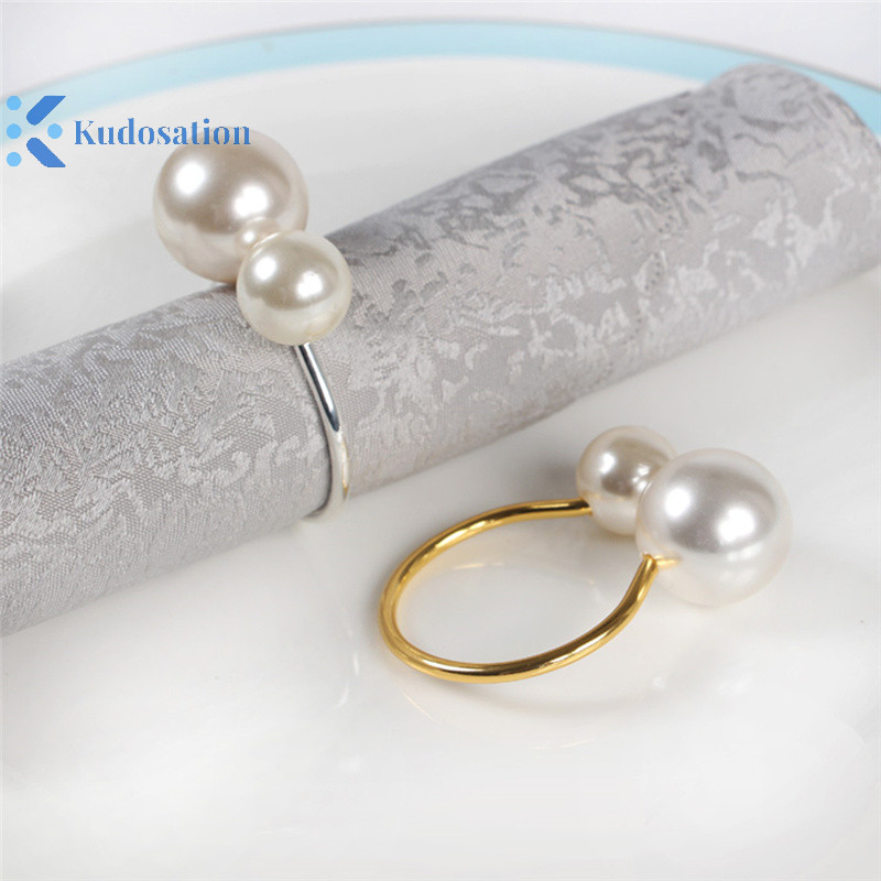 Kudosation 1 Chiếc Khăn Ăn Nhẫn Bánh Mì Nướng Hình Chữ U Nhẫn Khăn Ăn Khóa Phương Tây Khăn Ăn Vòng