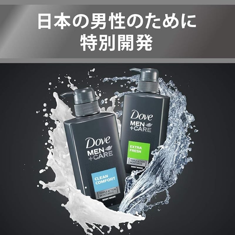 Direct from Japan- Dove Men+Care Body Wash Clean Comfort Refill 320g Body Soap, with a clean and comforting citrus-floral scent. 320 grams (x 1)