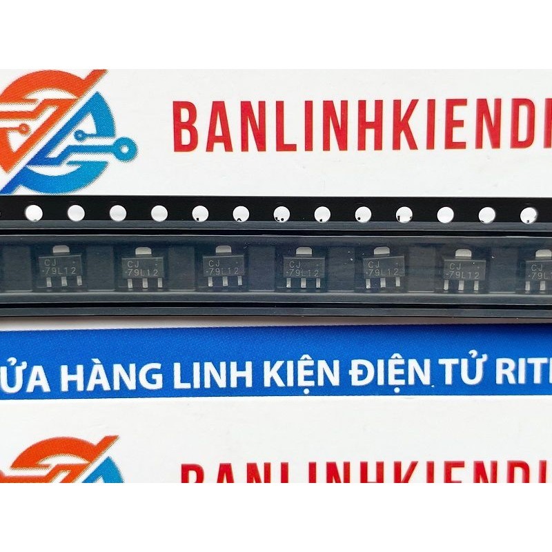 [Combo 10 chiếc] 79L12 CJ79L12 IC nguồn ổn áp -12V SOT-89 (nhập khẩu ...
