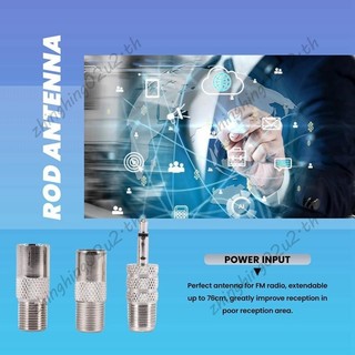 Cần Ăng Ten 3.5mm Bộ Chuyển Đổi Đài FM Ăng Ten Thay Thế Kính Thiên Văn Vít Loại F Nam Cắm Kết Nối AV Stereo Thu