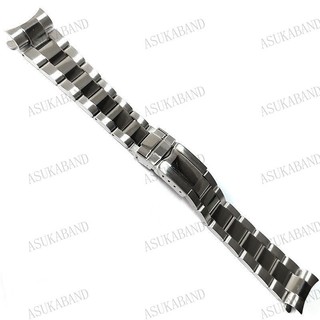 Dây đeo đồng hồ thép không gỉ đầu cong 20mm cho Submariner Water Ghost Daytona, vòng Oyster nam nữ, dây Oyster Diver thể thao