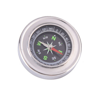 Tmoy 1 chiếc la bàn di động bằng thép không gỉ kim loại 60mm dành cho sinh viên la bàn thể thao ngoài trời TCS