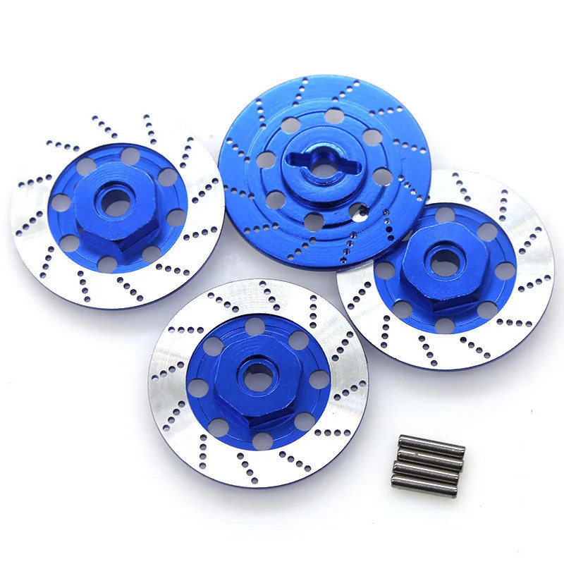 4 Miếng Kim Loại Đĩa Phanh Bánh Xe Hộp 12 Mm Lục Giác Đai Ốc Cho Tỉ Lệ 1 / 10 Xe RC Nâng Cấp Phần Phụ Kiện HSP Sakura 94123