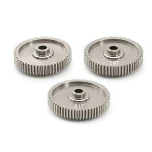 55T 58T 61T Tốc Độ Cao Spur Gear 51004 53665 Cho TAMIYA TT01 TT-01 1 / 10 RC Xe Nâng Cấp Phần Phụ Kiện