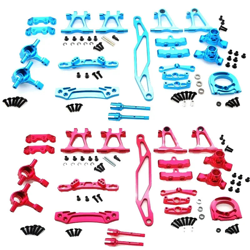 Kim Loại Nâng Cấp Phần Vô Lăng Phía Trước Phía Sau Cánh Tay Giảm Chấn Gắn Thanh Lái Cho Xe RC MỚI TAMIYA TT02 Trọn Bộ
