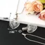 Vòng cổ lọ chúc GUSTAVA, Vòng cổ lọ đựng tro tàn trang sức Urn, có thể đổ đầy bằng dây chuyền bóng Vòng cổ mặt dây chuyền chai