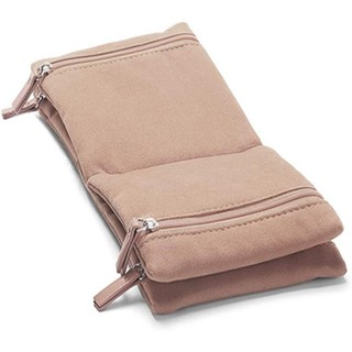 Bộ sắp xếp trang sức ITRUMPET, Nhung có khóa kéo Sách lưu trữ trang sức, Thiết kế sách mềm chất lượng cao Túi lưu trữ có thể gập lại cho nhẫn / Vòng cổ / Bông tai