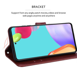 Ốp Da Nữ Sang Trọng Cho OPPO A5 A9 A36 A76 A96 A15 A16 A16K A17 A5 A3S A7 A5S A12 A57 A57S A78 A58 A38 A18 Reno 7Z 8T 10Pro Ví Lật Hoa Hồng Nổi Vỏ