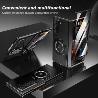 Ốp bảo vệ bản lề xoay 360 hoàn toàn mới cho Samsung Galaxy Z Fold 6 Silm SE Gấp đặc biệt 6 5 4 3 5G có màn hình Phim kính gấp khung