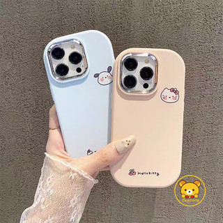 Ốp Điện Thoại Cặp Đôi Pochacco Hoạt Hình Cho Redmi Note 14 13 Pro Plus 12 Turbo 11 10 9 Pro Max 11S 10S 9S 5G 4G Vỏ Mềm Dễ Thương Ốp Lưng Hello Kitty
