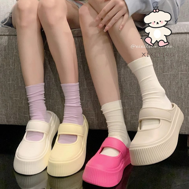 Dép Xixitiao Nữ Mùa Hè Thường Ngày Ngoài Trời Mặc Đế Dày Phù Hợp Với