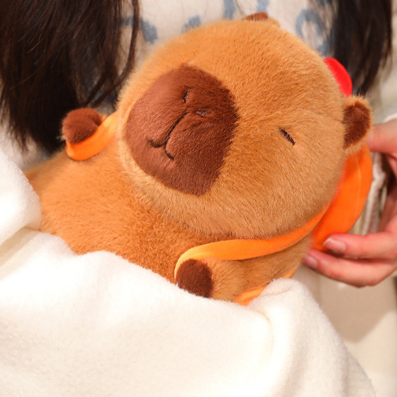 Kawaii Capybara Đồ Chơi Sang Trọng Ba Lô Vui Nhộn Capybara Plushie Búp Bê Chip Dễ Thương Trái Cây Capybara Đồ Chơi Nhồi Bông Phòng Ngủ Trang Trí Máy Tính Để Bàn Mềm Mại Cho Bé Làm Dịu Búp Bê Quà Tặng Sinh Nhật Trẻ Em Đổi Quà Tặng Quà Tặng