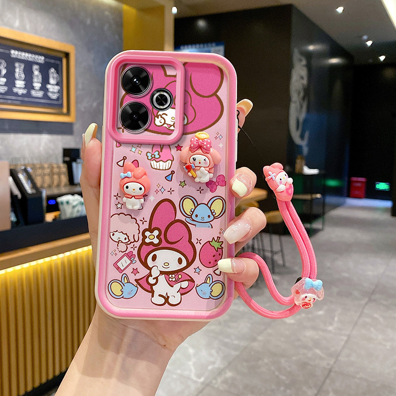 ốp lưng redmi 13 poco m6 m6 plus 5g Ốp điện thoại búp bê 3D dễ thương cho vỏ redmi 13 .