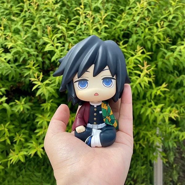 10cm Demon Slayer Anime Look Up Tomioka Giyuu Tokitou Muichirou Mô Hình Búp Bê PVC Đồ Trang Trí Phòng Trang Trí Đồ Chơi Trẻ Em