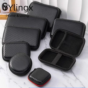 YYlingx Hộp lưu trữ phụ kiện kỹ thuật số YYLINGX, Túi đựng tai nghe EVA chống mài mòn, Vỏ bảo vệ ổ cứng chống sốc bền di động chất lượng cao