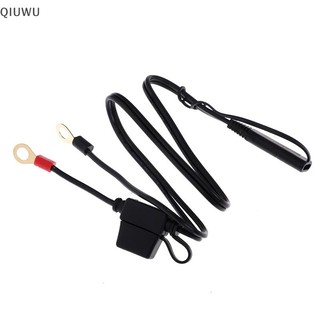 Qiuwu Đầu nối vòng đầu cuối pin xe máy khai thác Bộ sạc 12v Cáp chuyển đổi Y.
