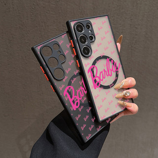 Ốp Lưng Từ Tính Barbie Dễ Thương Cho Samsung S20FE S21 S21FE S21PLUS S22 S22PLUS S22ULTRA S23 S23FE S23PLUS S24PLUS S24ULTRA S25 S25PLUS S25ULTRA S24 S21ULTRA S23ULTRA S20ULTRA CXFG