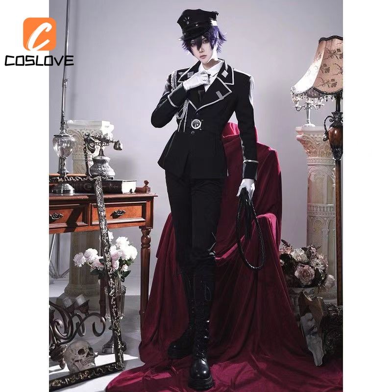 Mikado Aki Quần áo Cosplay trọn bộ trang phục bảo vệ nhà tù dành cho người lớn
