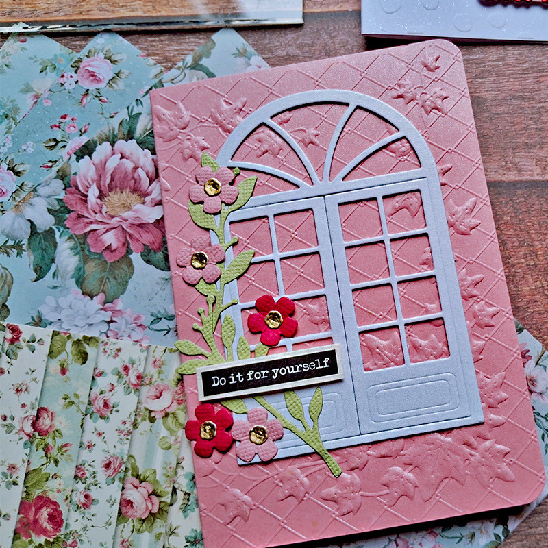 Khuôn Cắt Thép Carbon Độc Quyền Dập Nổi & Khắc Axit DIY Cho Scrapbook Và Sổ Tay