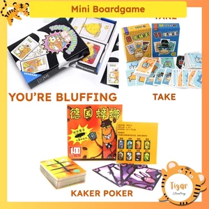 Mini boardgame Trò chơi nhỏ gọn dễ chơi có luật Việt 2 in 1 Tigar