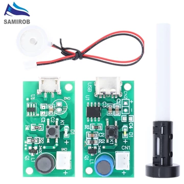 Máy tạo độ ẩm Mini USB Bộ dụng cụ DIY Máy tạo sương mù và bảng mạch điều khiển Máy phun sương Phim phun sương Tấm phun dao động Mini