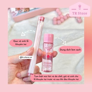 Set Vệ Sinh Lỗ Tai Gecomo 3 Mùi (Đào/Hoa Cúc/Dưa Leo) - Sạch Bụi Bẩn, Hết Mùi Khó Chịu