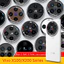 Dành Cho Vivo X300 Pro X200 Pro Mini X100 / X200 Ultra Micro Matte Giấy Mềm Miếng Dán Máy Ảnh Phim Thiết Kế Sợi Carbon Ống Kính Chống Cháy Chống Trầy Xước Bảo Vệ Camera