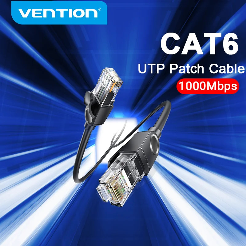 Cáp Ethernet Vention Cat6 1000Mbps UTP RJ45 Mạng Miếng Dán Dây Cho PC ...