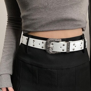 Thắt lưng Punk Joyfullife, thiết kế đinh tán phù hợp xu hướng Gothic và Y2K Retro