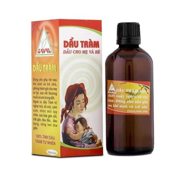 Dầu Tràm thiên nhiên LAVA- Dầu Cho Mẹ Và Bé [Thể tích 100ml]