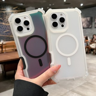 Ốp điện thoại dày từ tính Macaron Gradient 2 trong 1 cho IPhone 16 / 15 / 14 PRO MAX