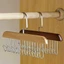 MÓC GỖ TREO ĐỒ LÓT QUẦN ÁO TẤT VỚ CÀ VẠT - Móc Quần Áo 2 Dây Thông Minh, Inox Không Gỉ Sang Trọng