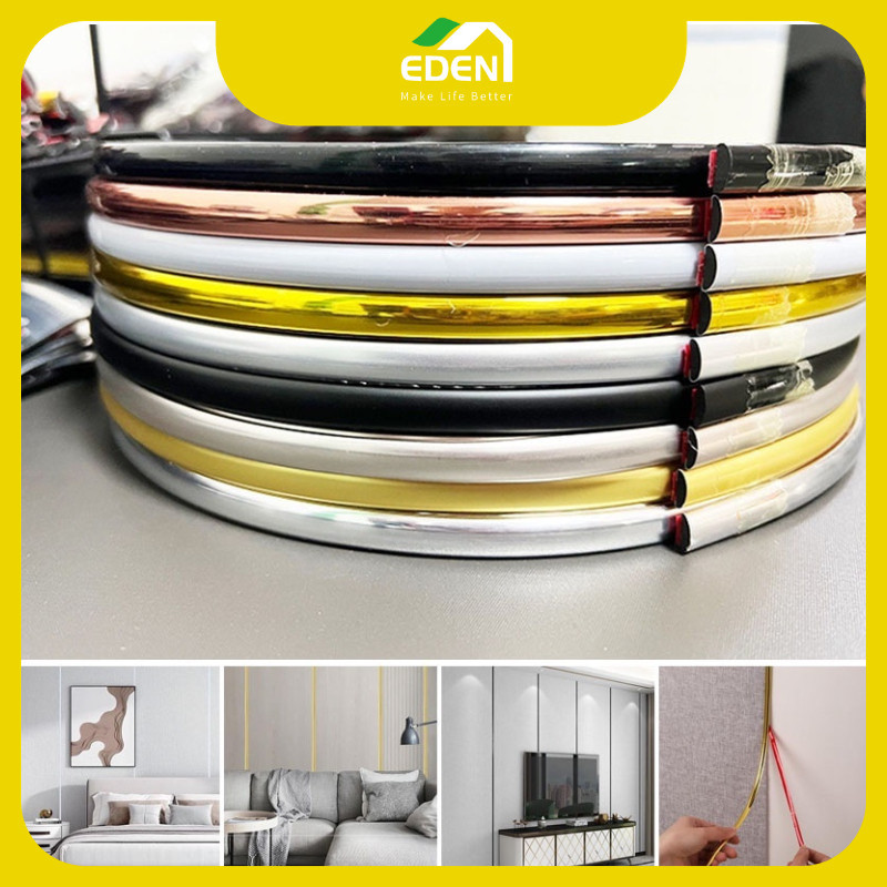 Cuộn Dây Dán PVC Viền Dạng Cong Trang Trí dày 0.8mm chống thấm nước ...