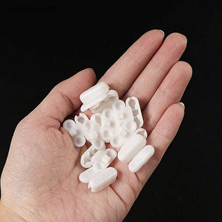 Airspecutin 10 Cái / lốc Trắng Con Lăn Rèm Kéo Dây Kết Nối Màn Dây Kết Nối Cho Rèm Dọc Joiners Công Cụ Dự Phòng Thay Thế EN
