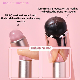 [Beautifulhome] Nail Art Silicone Applicator Stick Chrome Pigment Dust Applicator Gradient Shading Pen Easy Silicone Nail Brushes Tool [beauty]