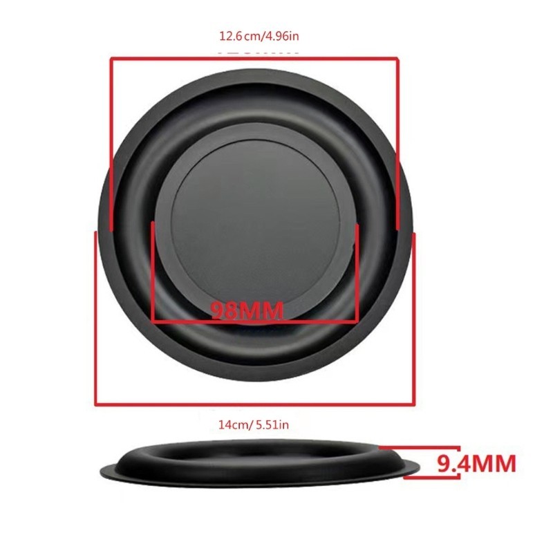 Keln 5 5 inch 139mm Loa Tản Nhiệt Màng Thụ Động Lưu Vực Sừng Bass Rung