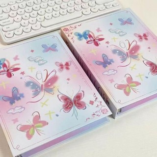 Jkdesign Loose-leaf Album, A5 Butterfly Series Album Ảnh, Chất Kết Dính Photocard Bộ Sưu Tập Sách Quà Tặng