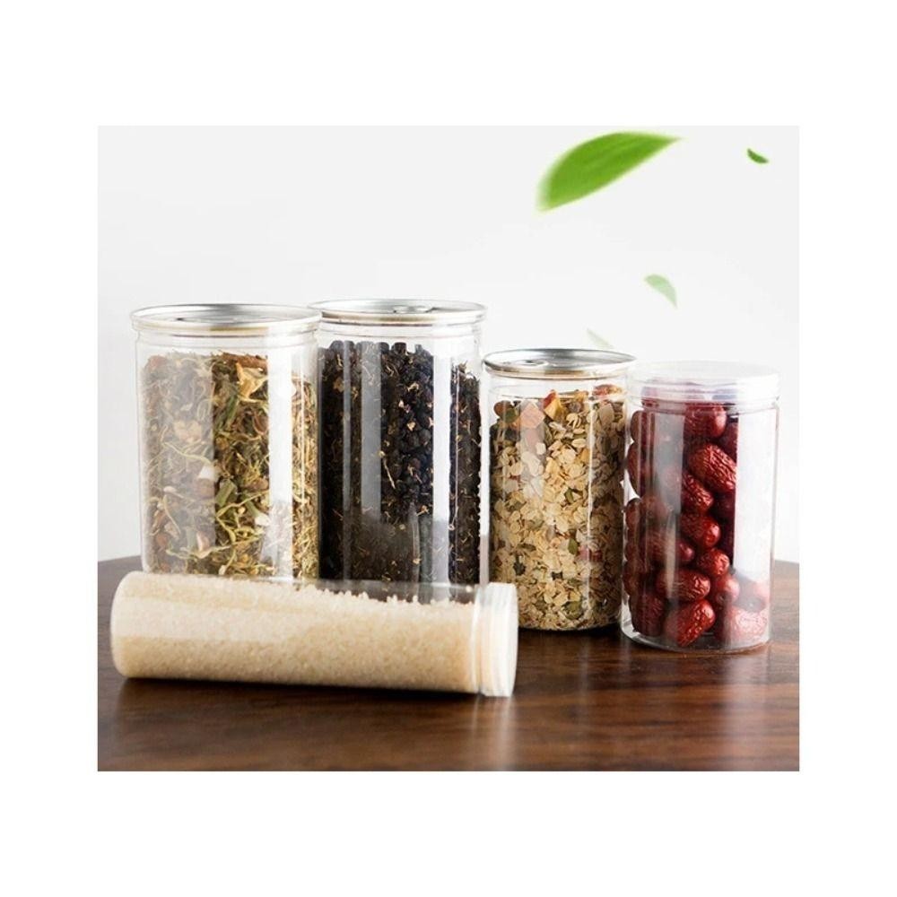 HIGHVIEWLS Chai đóng gói rỗng, Lon kín cấp thực phẩm, Xô đựng đồ tròn di động có nắp Hộp đựng thực phẩm
